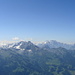 Klarer Blick in die Glarner Alpen