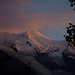 Mont Blanc im Sonnenuntergang