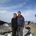 Margit y yo - en el pico de Mulhacèn