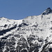 Detail Tristelhorn: Aufstiegsroute via Glaseregg (von der linken unteren Bildecke zum Grat) - Unvorstellbar, dass durch die Nordwand eine [http://www.hikr.org/tour/post32794.html Skiabfahrt] möglich ist!