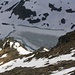 Gjeravicë / Ђеравица (Đeravica; 2656m):<br /><br />Tiefblick über die Südflanke zum Bergsee Liqeni i Gjeravicës.