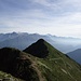 la Valtellina ed il monte Colombano in primo piano