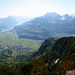 The view from Fridlispitz, from the linth plane to Rautispitz (similar [http://www.hikr.org/gallery/photo19577.html panorama] from last year)