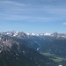 Knittelkarspitze, Blick Richtung Westen ins Hornbachtal