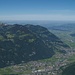Blick vom Fronalpstock: Näfels, Niederurnen, Zürich, ... ;-)