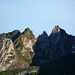 Erste Sonnenstrahlen über einigen der schönsten Spitzen des Alpsteins
