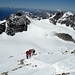 Gleich ist es geschafft: Die letzten Meter zum Piz Buin.