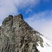Blick vom Ausstieg zum Gipfel des Ringelspitz - Nebel zieht vom Calfeisental auf