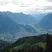 Bludenz und Blick Richtung Arlberg.