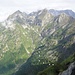 Routenverlauf von der Alpe Cuasca hinauf zum Passo dei due Laghi