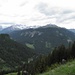 Blick zum Plessurgebirge über Arosa