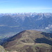Karwendel; unten im Tal liegt Inzing und Zirl(mitte/rechts)