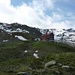 Kaltenberghütte, im Hintergrund Figlhänge im Krachel