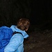 Tanja beim Start in die Höhle