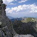 im Schatten das Nünalphorn in der Sonne der Widderfeldstock