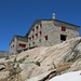 Die alte Monte Rosa Hütte.
