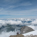 [u Schneemann] über den Wolken