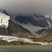 Laguna Torre mit Gletscher Grande und der unterste Teil des Cerro Torres