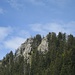 Der Felsgipfel des Burgberger Hörnle (1496 m) auf einer Schulter des Grüntenmassivs