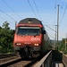 Re460 mit Doppelstock-Intercity auf der Reussbrücke zwischen Brugg und Turgi