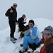 Glatte Truppe vereint auf dem Gipfel des Chüealphorn 3078m