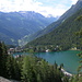 Blick hinunter zum Lac de Champex und dem Val Ferret