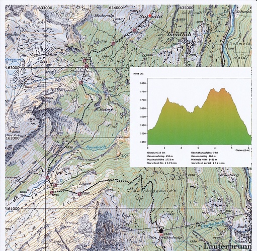 Karte für Nachahmer (Archiv André) - Fotos [hikr.org]