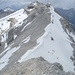 Schlauchkarsattel und der höchste Grat des Karwendels.