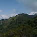Blick zurück zu den Denti dessa Vecchia, vor allem Sasso Grande...