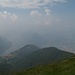 Blick vom Monte Boglia nach Brè und Lugano!