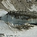 Spalte auf der Gletscherzunge
