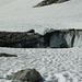Ein weiteres Loch auf der Gletscherzunge