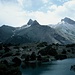 Kulikalon Seen (2800m) mit Blick auf den Pik Alaudin (4134m).