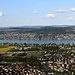 Panorama from the Felsenegg restaurant, taken on May first