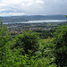 Blick zum Zürichsee von der Ruine Friesenburg