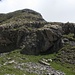 Einstieg zum Südwestgipfel P.2445m des Tannenstocks. Die Felsen werden am eifachsten von links (fast Bildmitte) über eine auf dem Foto nicht sichtbare Einbuchtung erstiegen.