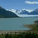linke Seehälfte des Lago Argentino mit Glaciar Perito Moreno