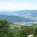 Lago di Garlate - Lago di Annone - Lago di Pusiano - Cornizzolo con lo scempio della cava sempre ben visibile - dorsale del triangolo Lariano