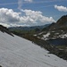 Il traverso verso il Passo del Blumone