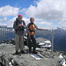 Elena ed Alberto in cima