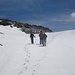 sul primo tratto di discesa in val Suvretta