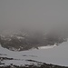 Blick vom Wildstrubel in die Richtung des Gletschers: Nebel hat sich wieder gesenkt :-(