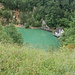 der idyllische Lac Vert von oben fotographiert