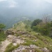 Percorsa tutta la cresta, dopo il Passo Cuvignone il sentiero riporta verso Vararo.