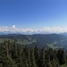 Aussicht vom Risetestock auf die Berner Alpen.