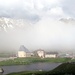 Kräftiger Nordwind und viele Wolken auf dem Gotthardpass