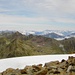 Blick nach Osten vom Furgler-Gipfel, Mitte rechts der Venet, dahinter die Zugspitze