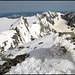 Gipfel Schneestock 3608m, Blick zum P.3608 und Eggstock 3556m