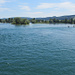 Blick von der Rheinbrücke nach Nordosten