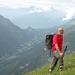 Raini im Aufstieg auf die Alp Ladils